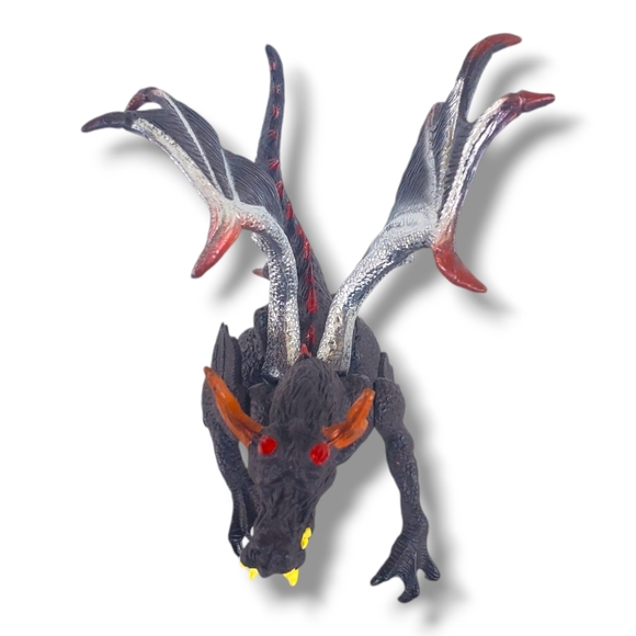 Dragon Action Figure Fantasy Mythical Medieval Knight Winged Articulation - Picture 4 of 6